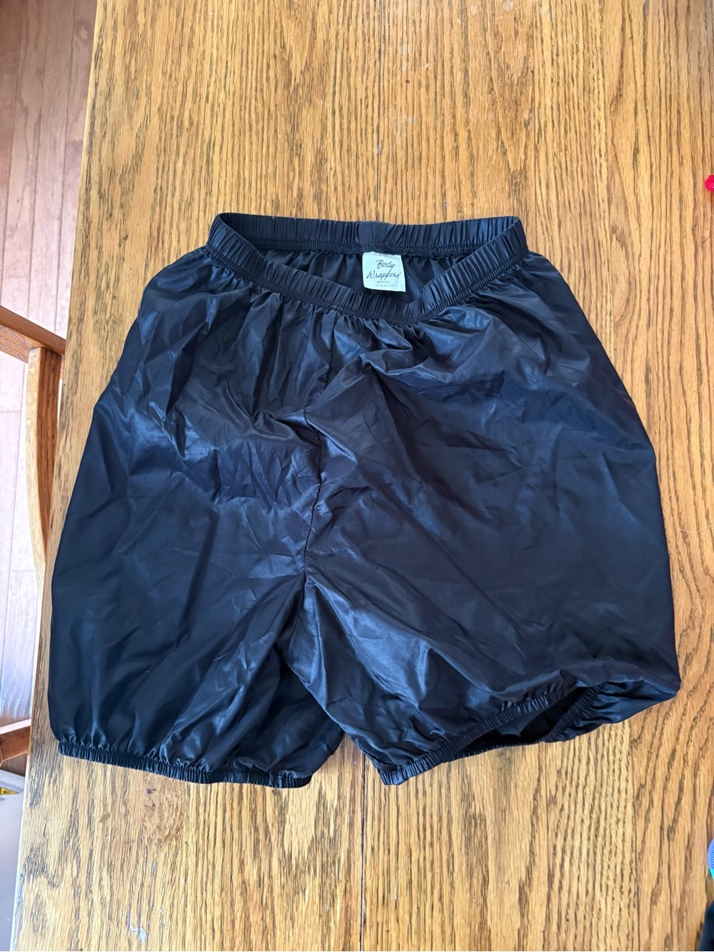 Body Wrappers Black Dance Costume trash bag shorts